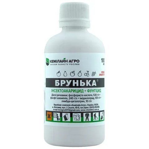 Брунька інсекто-фунгіцид, 100 мл 15015 фото